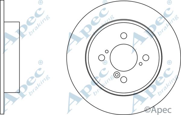 APEC DSK2870 - Brake Disc car-mod.net