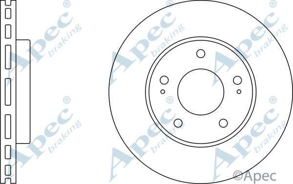 APEC DSK2342 - Brake Disc car-mod.net