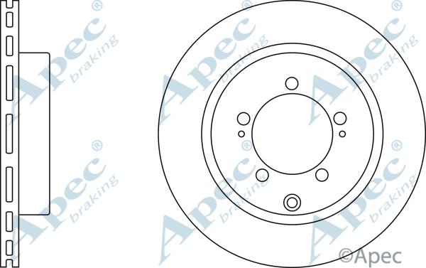 APEC DSK2369 - Brake Disc car-mod.net