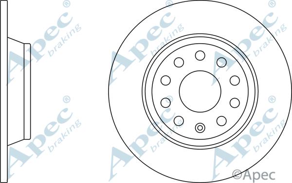 APEC DSK2339 - Brake Disc car-mod.net