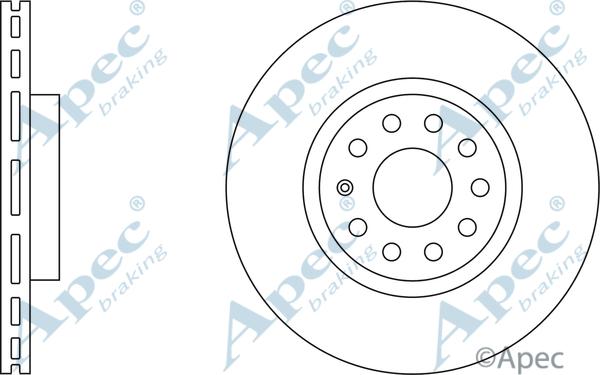 APEC DSK2338 - Brake Disc car-mod.net