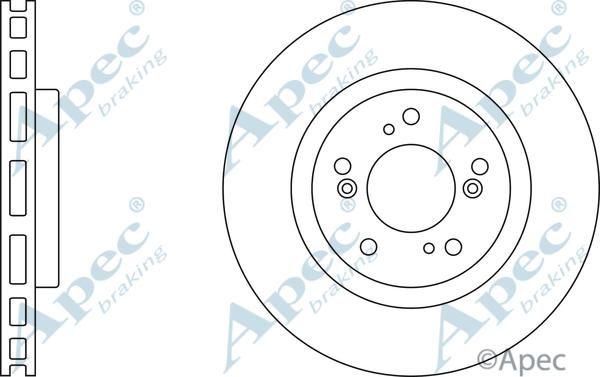 APEC DSK2329 - Brake Disc car-mod.net