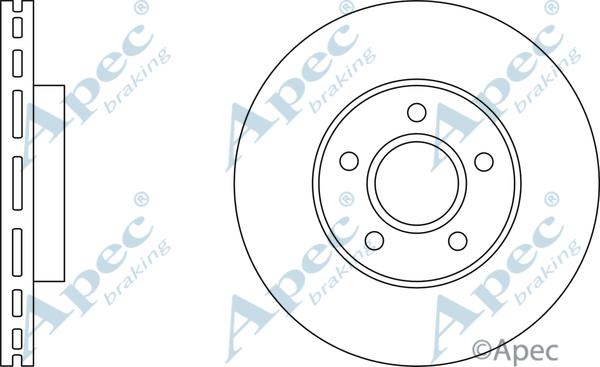 APEC DSK2203 - Brake Disc car-mod.net