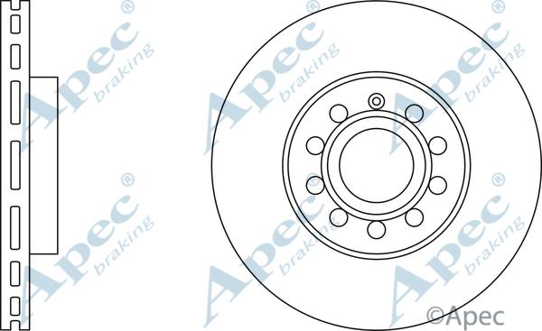 APEC DSK2207 - Brake Disc car-mod.net