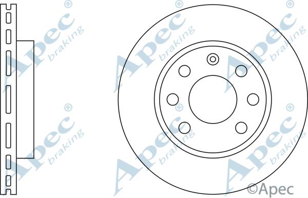 APEC DSK221 - Brake Disc car-mod.net