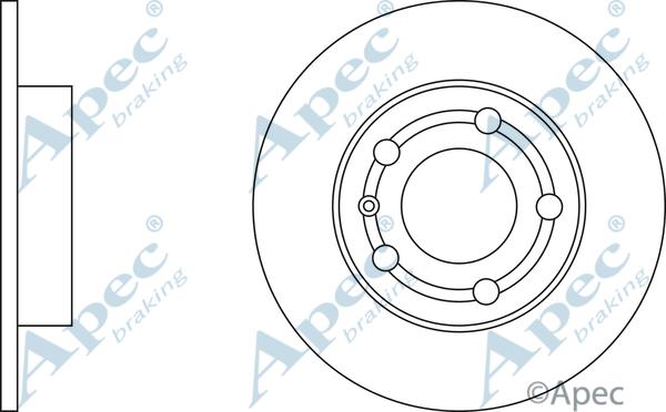 APEC DSK274 - Brake Disc car-mod.net