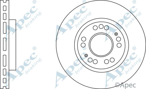 APEC DSK2762 - Brake Disc car-mod.net