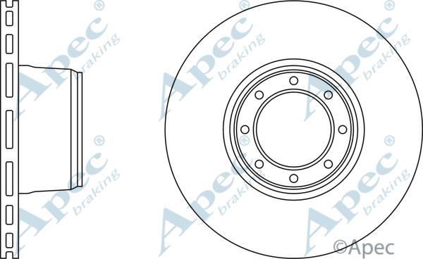 APEC DSK791 - Brake Disc car-mod.net