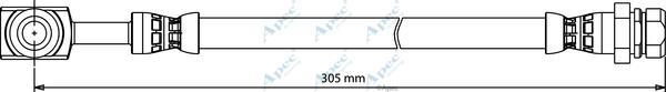 APEC HOS4193 - Brake Hose car-mod.net