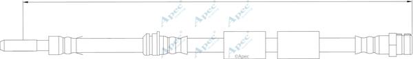 APEC HOS4162 - Brake Hose car-mod.net
