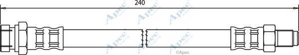 APEC HOS3446 - Brake Hose car-mod.net