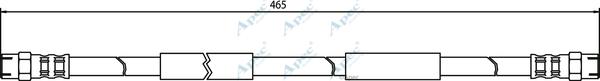 APEC HOS3407 - Brake Hose car-mod.net
