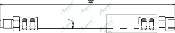 APEC HOS3414 - Brake Hose car-mod.net