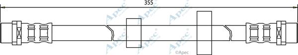 APEC HOS3435 - Brake Hose car-mod.net
