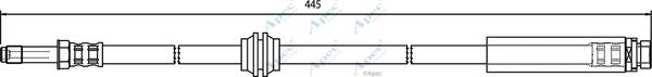 APEC HOS3565 - Brake Hose car-mod.net