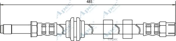 APEC HOS3016 - Brake Hose car-mod.net
