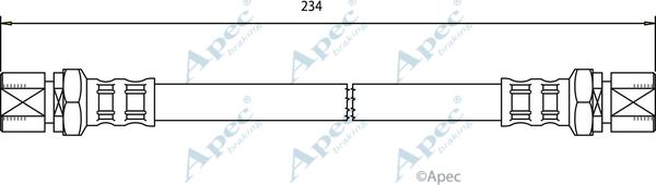 APEC HOS3012 - Brake Hose car-mod.net