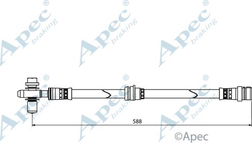 APEC HOS3895 - Brake Hose car-mod.net