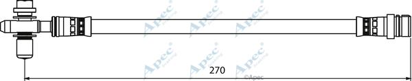 APEC HOS3896 - Brake Hose car-mod.net