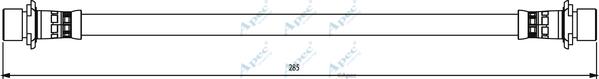 APEC HOS3803 - Brake Hose car-mod.net