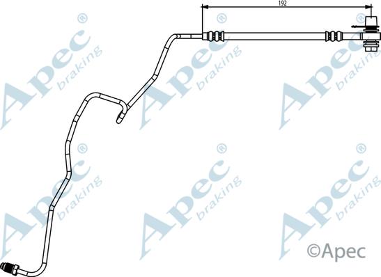 APEC HOS3874 - Brake Hose car-mod.net