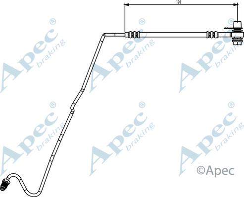 APEC HOS3875 - Brake Hose car-mod.net