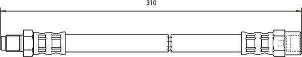 APEC HOS3399 - Brake Hose car-mod.net