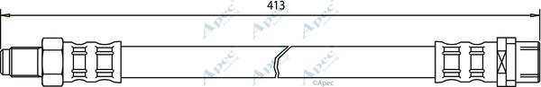 APEC HOS3331 - Brake Hose car-mod.net