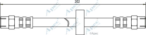 APEC HOS3325 - Brake Hose car-mod.net