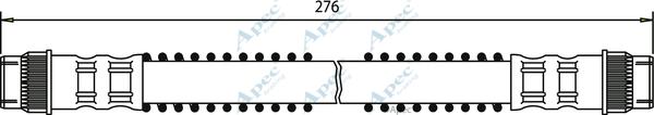 APEC HOS3242 - Brake Hose car-mod.net