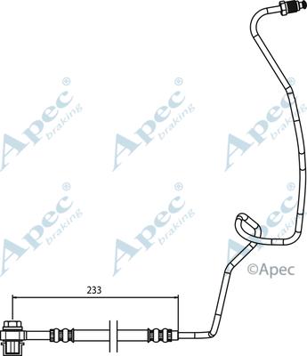 APEC HOS3768 - Brake Hose car-mod.net