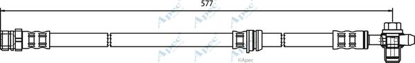 APEC HOS3700 - Brake Hose car-mod.net