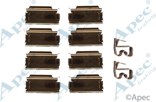 APEC KIT1014 - Accessory Kit for disc brake Pads car-mod.net