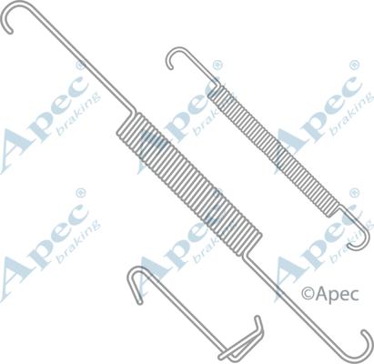APEC KIT726 - Accessory Kit, brake shoes car-mod.net