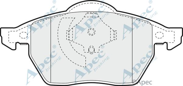 APEC PAD930 - Brake Pad Set, disc brake car-mod.net