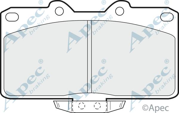APEC PAD927 - Brake Pad Set, disc brake car-mod.net