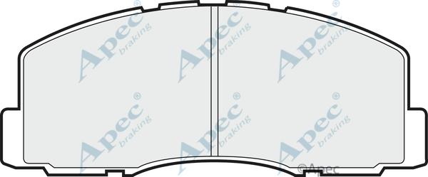 APEC PAD495 - Brake Pad Set, disc brake car-mod.net