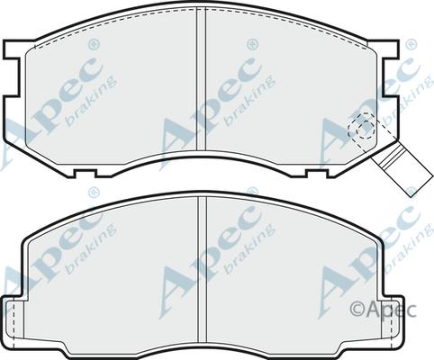 APEC PAD460 - Brake Pad Set, disc brake car-mod.net