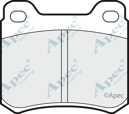APEC PAD405 - Brake Pad Set, disc brake car-mod.net