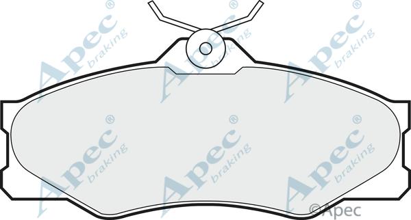APEC PAD518 - Brake Pad Set, disc brake car-mod.net