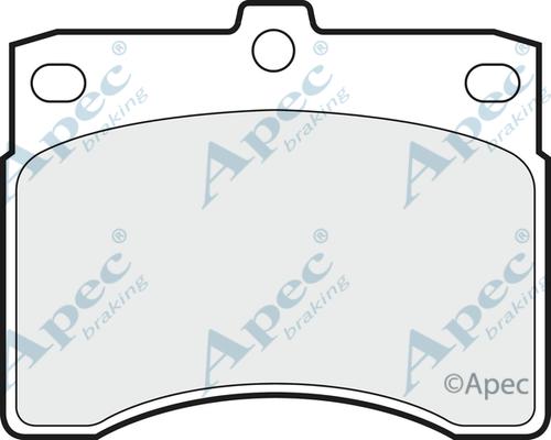 APEC PAD586 - Brake Pad Set, disc brake car-mod.net