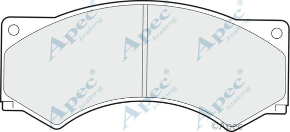 APEC PAD686 - Brake Pad Set, disc brake car-mod.net