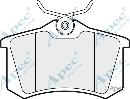 APEC PAD1190 - Brake Pad Set, disc brake car-mod.net