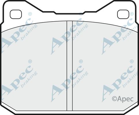 APEC PAD347 - Brake Pad Set, disc brake car-mod.net