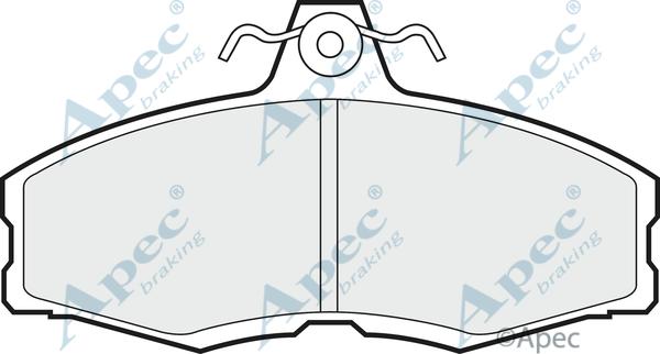 APEC PAD385 - Brake Pad Set, disc brake car-mod.net