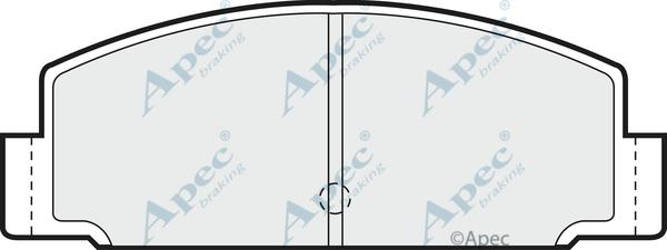 APEC PAD378 - Brake Pad Set, disc brake car-mod.net