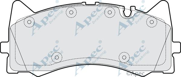 APEC PAD2176B - Brake Pad Set, disc brake car-mod.net
