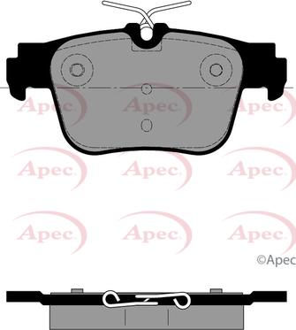 APEC PAD2391 - Brake Pad Set, disc brake car-mod.net