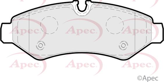 APEC PAD2248 - Brake Pad Set, disc brake car-mod.net