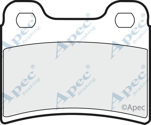 APEC PAD761 - Brake Pad Set, disc brake car-mod.net